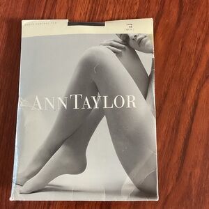 Ann Taylor Sheer Control Top Pantyhose - Classic long ink. BNWT